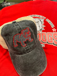 BULLDOGS Vintage Distressed Stitch Cap