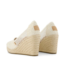 Load image into Gallery viewer, TOMS Shoes - Essential Wedge - Natural Moroccan Crochet