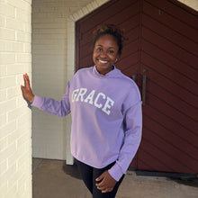 Load image into Gallery viewer, Word Warrior - Reversible Sweatshirt - FAITH &amp; GRACE - Lavender