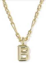 Load image into Gallery viewer, Bubble Letter Pendant Necklace in Gold by Kendra Scott