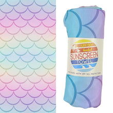 Load image into Gallery viewer, Kids UPF 50+ Sunscreen Hooded Beach Towels