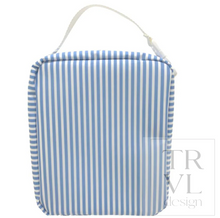 Load image into Gallery viewer, TRVL Design - Lunch Box Insulated Lunch Bag - Pimlico Stripe Chambray