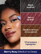 Load image into Gallery viewer, Alleyoop Pen Pal 4-in-1 Makeup Touch Up Pen - Berry Busy