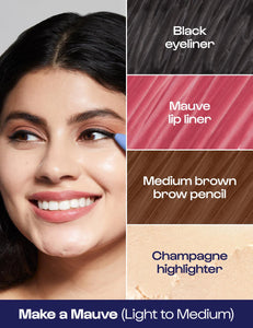 Alleyoop Pen Pal 4-in-1 Makeup Touch Up Pen - Make A Mauve