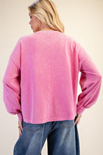 Load image into Gallery viewer, Bow Patches Front Pullover - Pink