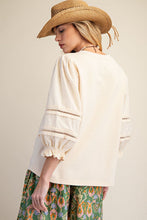 Load image into Gallery viewer, Brittany Rounded Washed Top - Natural