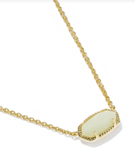Load image into Gallery viewer, Kendra Scott Elisa Gold Boo Short Pendant Necklace - White Glow in the Dark