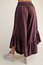 Load image into Gallery viewer, Ruffle Bottom Pant - Mulberry