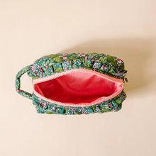 Load image into Gallery viewer, The Darling Effect Essentials Quilted Cosmetic Pouch - Jolly Sprig