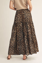 Load image into Gallery viewer, Fashion Show: Feelin' Wild Leopard Maxi Skirt