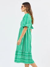 Load image into Gallery viewer, The Riley Dress - Heritage Stitch Green