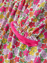 Load image into Gallery viewer, Hot Pink Bow Floral Girl Dress