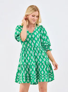 Raya Dress - Early Riser Green