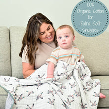 Load image into Gallery viewer, Quackin' Up Muslin Baby Blanket
