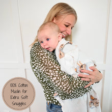 Load image into Gallery viewer, Noah's Ark Muslin Swaddle Blanket