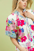 Load image into Gallery viewer, Macy Floral Top - Pink Mix