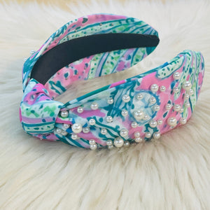 Floral Pearl Headband *3 Colors*