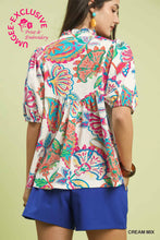 Load image into Gallery viewer, Janie Floral Top - Cream