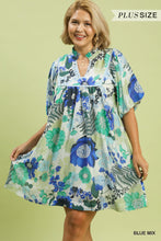 Load image into Gallery viewer, Wisteria Garden Dress - Blue