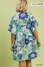 Load image into Gallery viewer, Wisteria Garden Dress - Blue