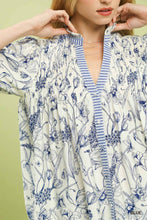 Load image into Gallery viewer, Andy Floral Top - Blue
