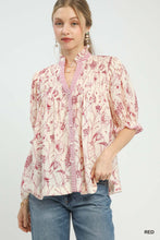 Load image into Gallery viewer, The Kensington Top - Red