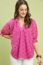 Load image into Gallery viewer, Pretty Peony Lace Top