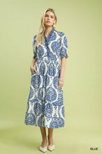 Load image into Gallery viewer, The Gwen Midi Dress - Blue