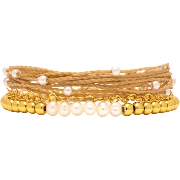 Pura Vida Stack Bracelet - Lovely Pearl