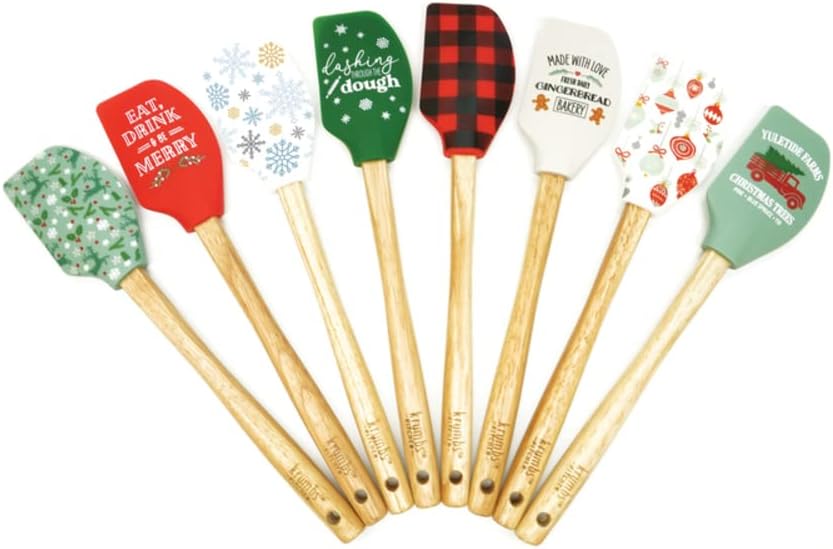 Krumbs Kitchen Holiday Collection Silicone Spatulas