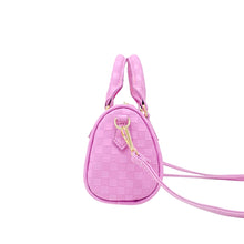Load image into Gallery viewer, Checkered Children&#39;s Duffel Handbag - Lavender