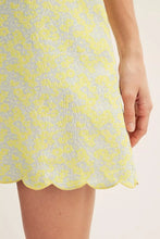 Load image into Gallery viewer, Summer Sunshine Scallop Hem Dress - Yellow