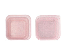 Load image into Gallery viewer, 3-Piece Lunch Box Set - Glitter Pink