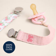 Load image into Gallery viewer, *NEW* Itzy Clip™ - Fabric Pacifier Strap: Bow