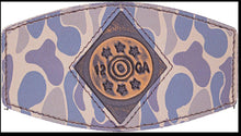 Load image into Gallery viewer, Shot Shell Old School Camo Brown Leather Patch Hat