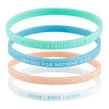 Load image into Gallery viewer, Silicone Bracelet Pack - God Is Faithful