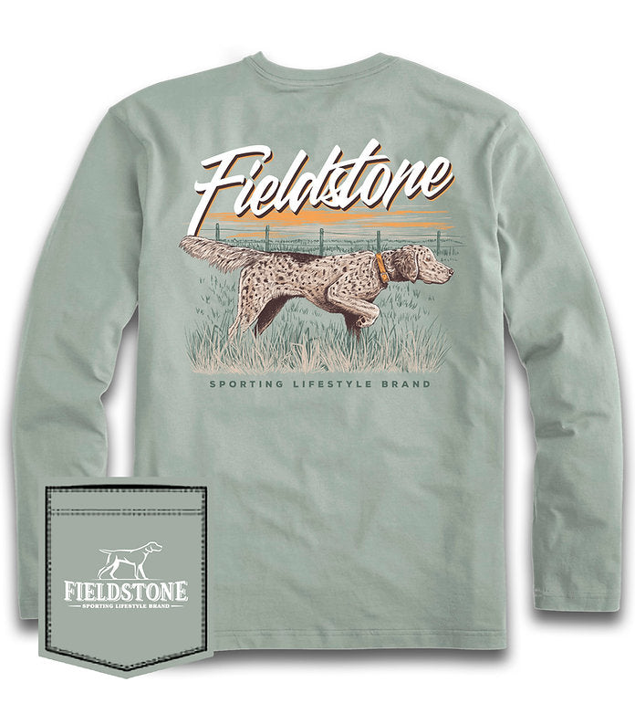 Fieldstone English Setter Long Sleeve Tee - Bay