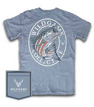 Load image into Gallery viewer, Fieldstone Wildgame Flag Bass Tee