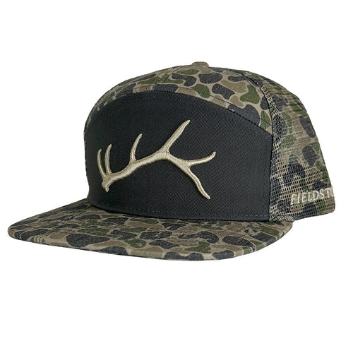 Fieldstone Backwoods 7 Panel Camo Shadow Shed Hat