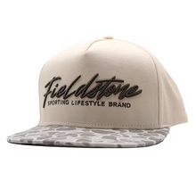 Load image into Gallery viewer, Fieldstone Canvas Marsh Camo Bill Script Hat (RH-218)