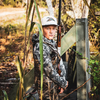 Youth Roost Mottled Canvas Marsh Camo Bill Hat