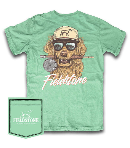 Fieldstone Retriever Reel Tee - Island Reef