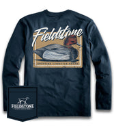 Fieldstone Vintage Decoy Long Sleeve Tee - Navy
