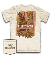 Fieldstone Pheasant Sleeve Tee - Cream