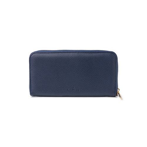 Kedzie Eclipse Zip-Around Clutch - Navy