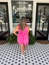 Load image into Gallery viewer, Kendall Pleated Romper - Pink