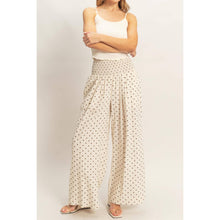 Load image into Gallery viewer, Fancy Dot Wide-Leg Pants - Chestnut