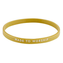 Load image into Gallery viewer, Silicone Bracelet Pack - Made to Worship