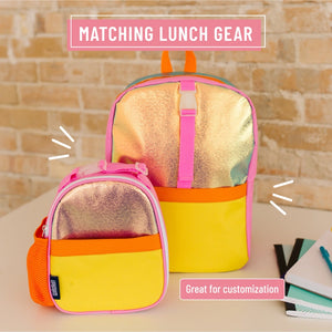 Kid's Pack It All Backpack - Orange Shimmer