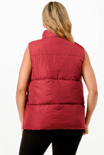 Load image into Gallery viewer, Everyday Essential Puffer Vest - Wine
